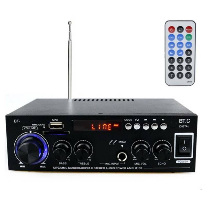 Караоке, блутууд, домашен, аудио усилвател BT-502, FM, TFT, USB, BLT, 2x30W, 220VAC