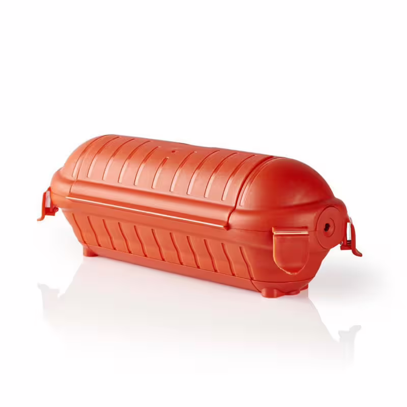 Градинска кутия PEBX010G, удължител, разклонител, IP44, оранжева, 220VAC