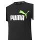 PUMA Essentials+ 2 Colour Logo Tee Black