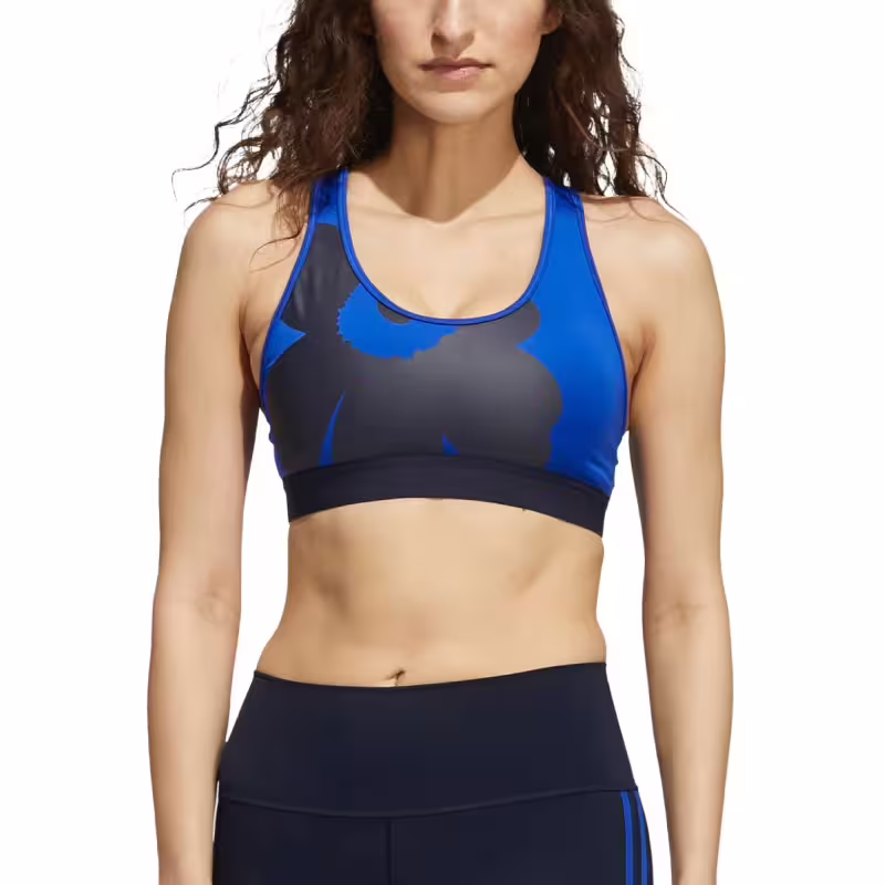 ADIDAS x Marimekko Believe This Medium-Support Bra Blue
