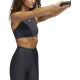 ADIDAS Medium-Support High-Neck Yoga Bra Black
