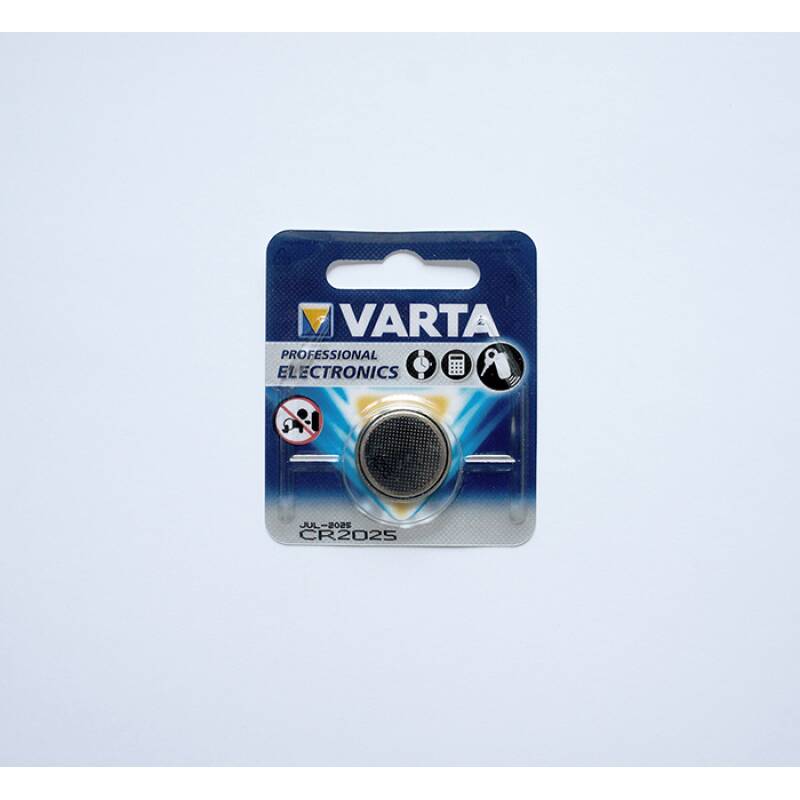 Литиева, плоска батерия VARTA, 3VDC, CR2025, DL2025