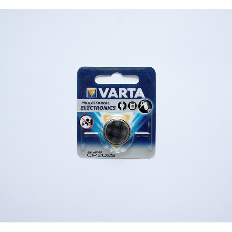 Литиева, плоска батерия VARTA, 3VDC, CR2025, DL2025