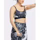 ADIDAS Light-Support Flower Print Bra Black/Grey