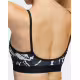 ADIDAS Light-Support Flower Print Bra Black/Grey