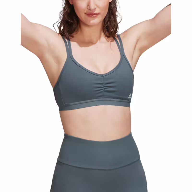 ADIDAS Yoga Essentials Light-Support Bra Grey