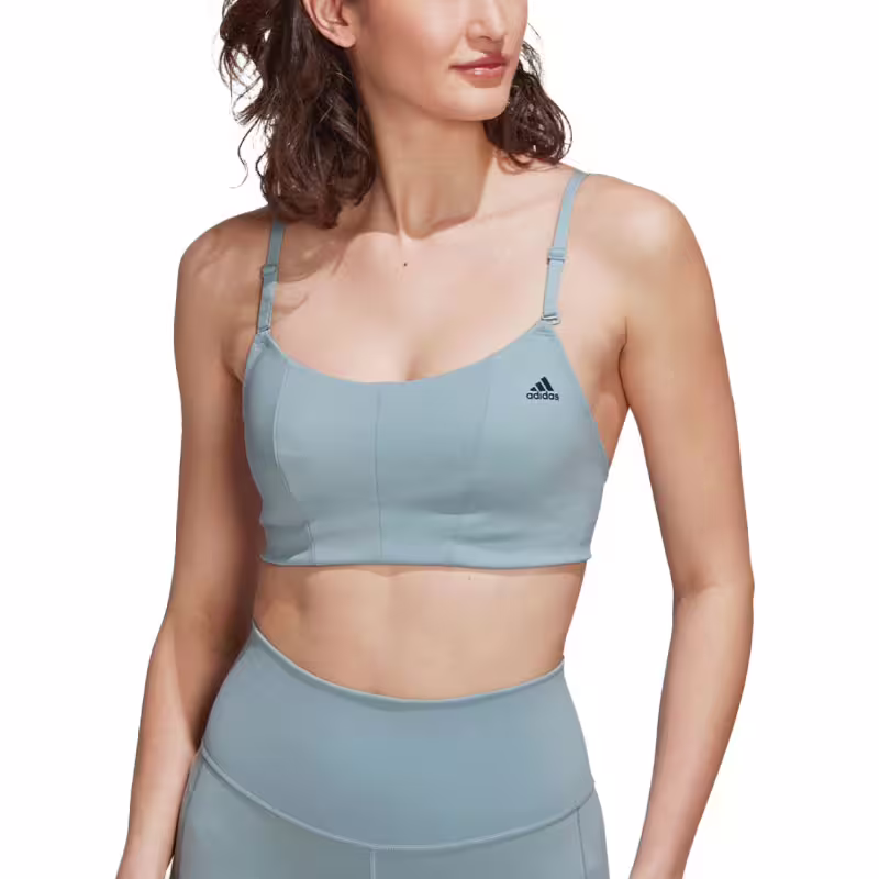 ADIDAS Yoga Studio Light-Support Bra Grey