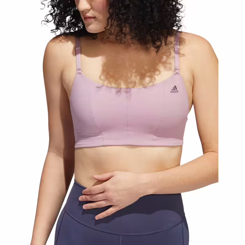 ADIDAS Yoga Studio Light-Support Bra Pink