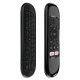 Универсално дистанционно No brand H6, Air mouse, USB 2.4GHz, Микрофон, IR програмируемо, Черен - 13045