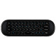Универсално дистанционно No brand H6, Air mouse, USB 2.4GHz, Микрофон, IR програмируемо, Черен - 13045