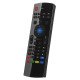 Универсално дистанционно No brand MX3, Air mouse, USB 2.4GHz, Микрофон, IR програмируемо, Черен - 13048
