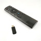 Универсално дистанционно No brand Q5, Air mouse, USB 2.4GHz, Микрофон, IR програмируемо, Черен - 13054