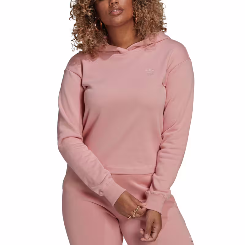 ADIDAS Originals Cropped Hoodie Pink