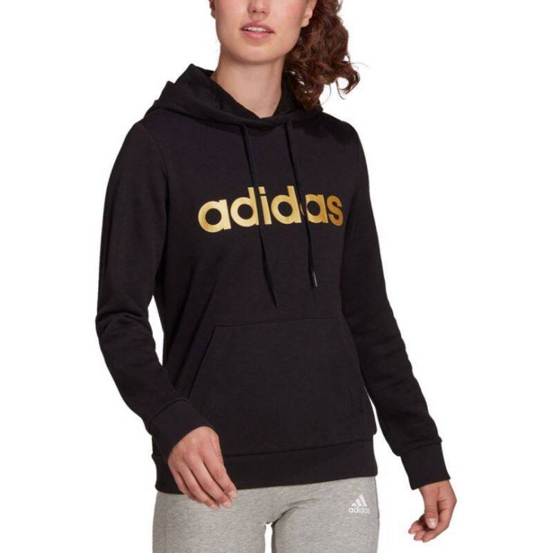 ADIDAS Essentials Logo Hoodie Black