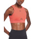 REEBOK Studio Beyond The Sweat Crop Top Orange