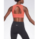 REEBOK Studio Beyond The Sweat Crop Top Orange