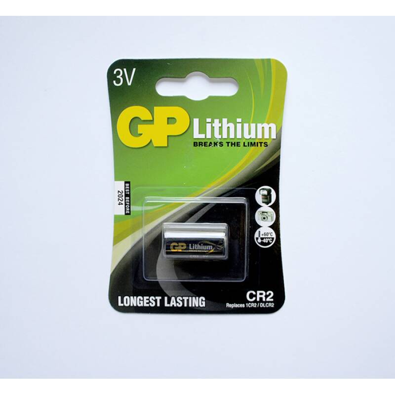 Литиева, батерия за фотоапарат GP, 3VDC, CR2, DLCR2, 1CR2