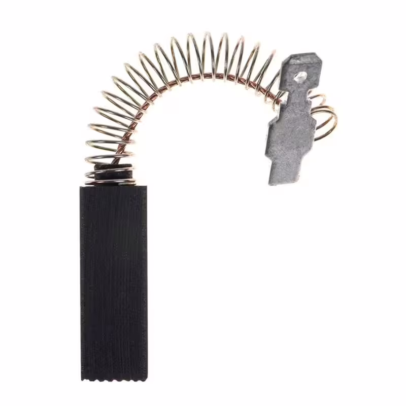 Въглено-графитна четка, пружина, накрайник профил, 6,3x8x22mm