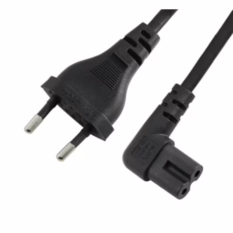 Захранващ кабел за телевизор LX5069, уредба, захранване, ъглов, 220VAC, 2,5A, 3m, 2x0,5mm2