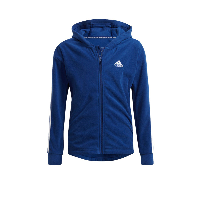 ADIDAS Future Icons Primegreen Polar Fleece 3-Stripes Hoodie Blue