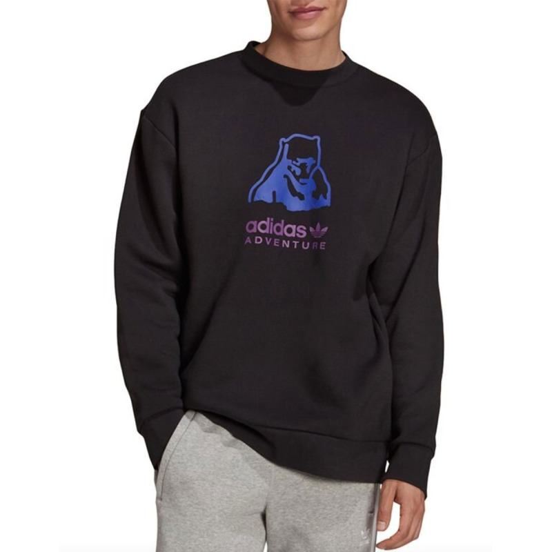 ADIDAS Adventure Polar Bear Crew Blouse Black