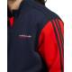 ADIDAS Sprt Firebird Fleece Track Jacket Blue Red