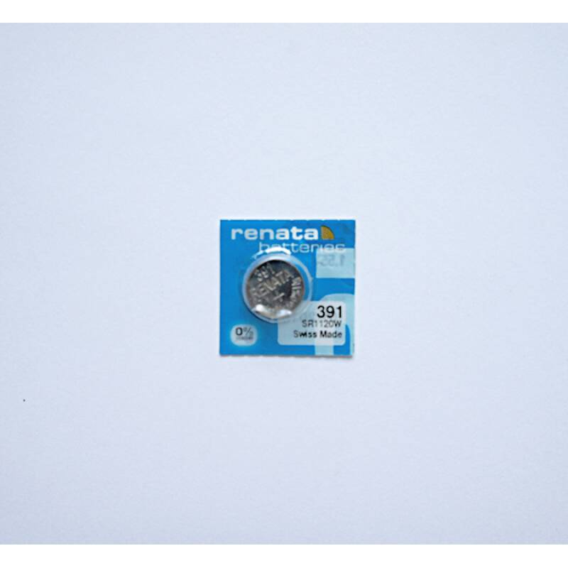 Сребърна плоска батерия RENATA 1,5V 391A (SR1120W)