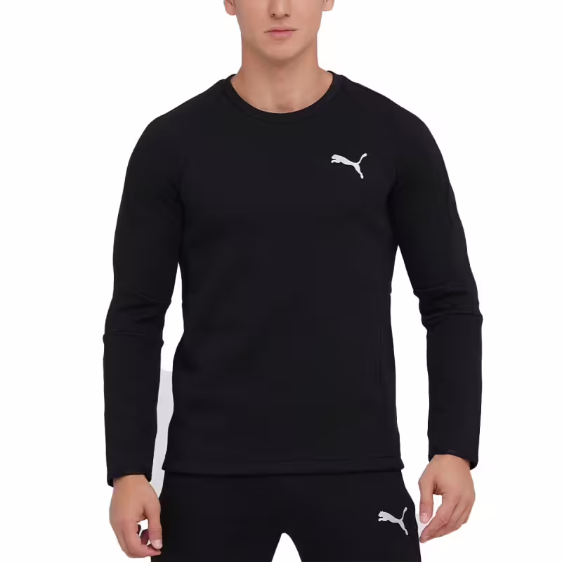 PUMA Evostripe Crew Neck Blouse Black
