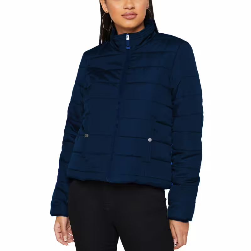 VERO MODA Simone Short Quilted Jacket Navy Blazer