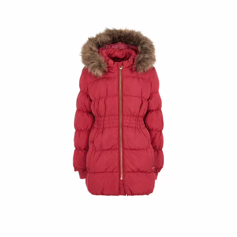 NAME IT Molly Long Down Jacket Cerise