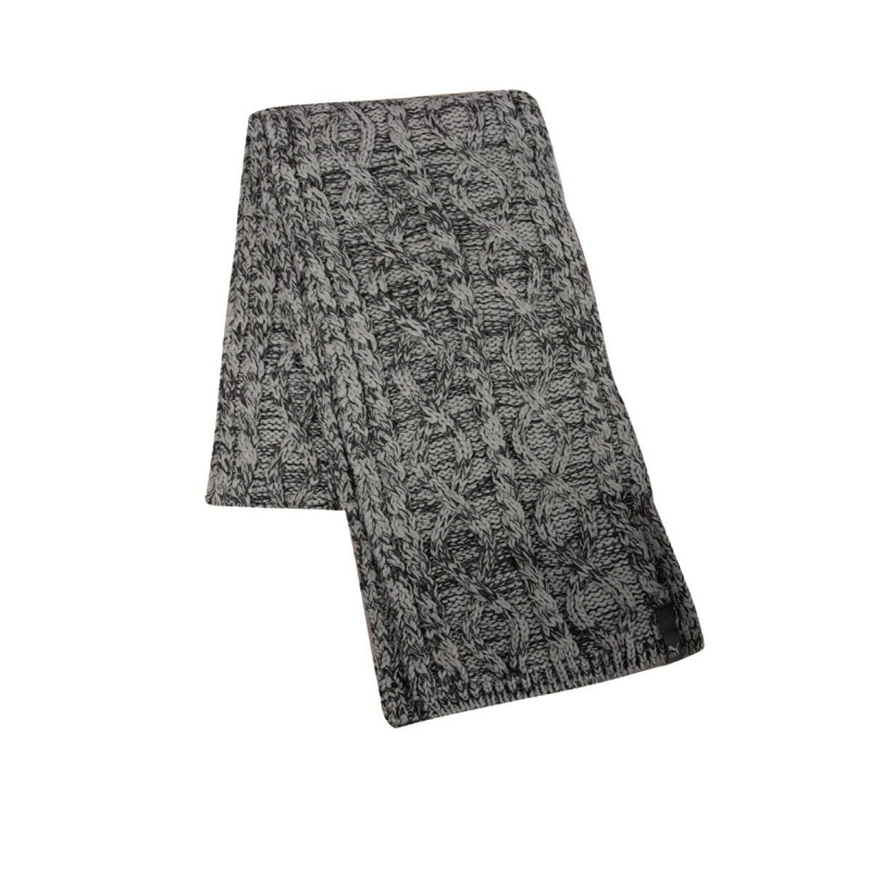 PUMA Unisex Knit Scarf Grey