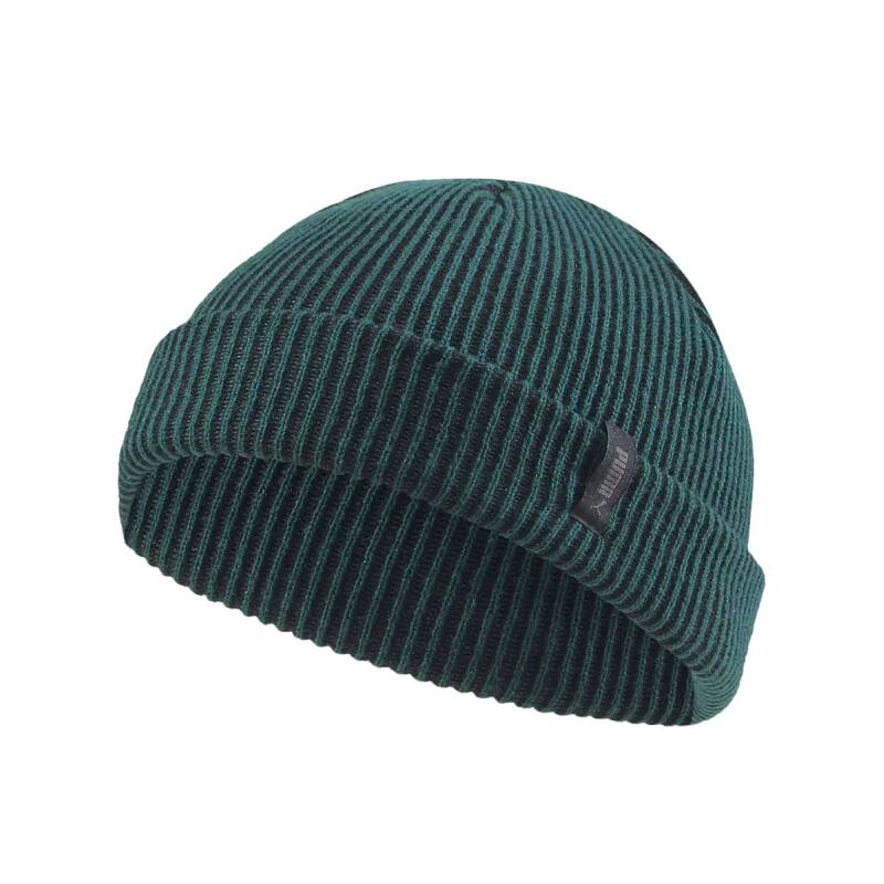 PUMA Ribbed Fisherman Beanie Green