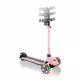 Електрическа тротинетка със светещи колела GLOBBER E-MOTION 4 PLUS за деца над 6 години - пастелно розова