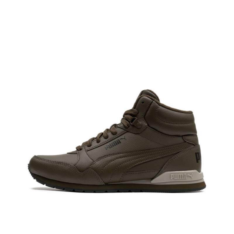 PUMA ST Runner V3 Mid Leather Shoes Green