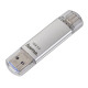 Флаш памет C-Laeta, преносима, Dual, USB 3.1, Type-C, 256GB