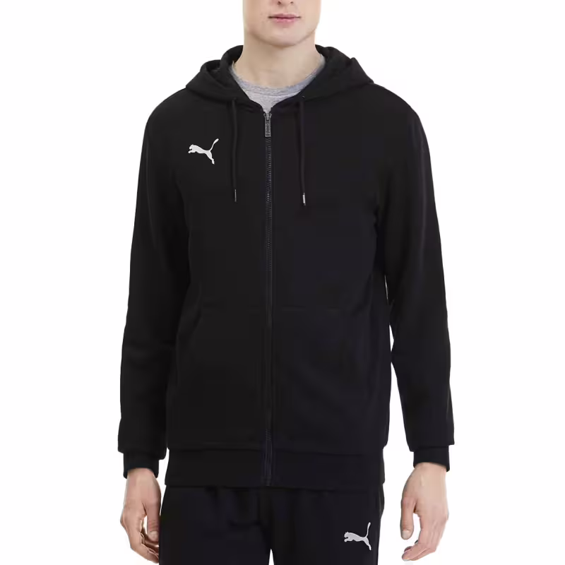 PUMA TeamGoal 23 Causal Hooded Jacked Black