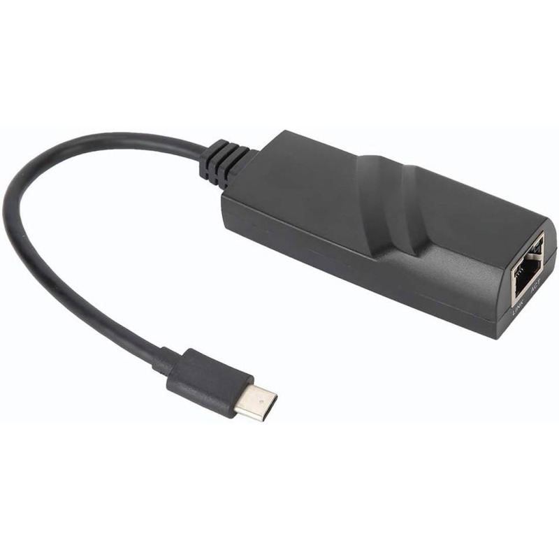 Мрежова LAN карта, външна, USB TYPE-C, RJ45 8pin, 10/100/1000MB/s