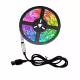 Комплект светодиодна лента, LED, контролер, ДУ, самозалепваща, RGB, USB, 5VDC, 5W, 5m