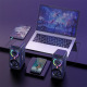 Тонколони Onikuma L6, 2x5W, USB, RGB, Черен - 22216