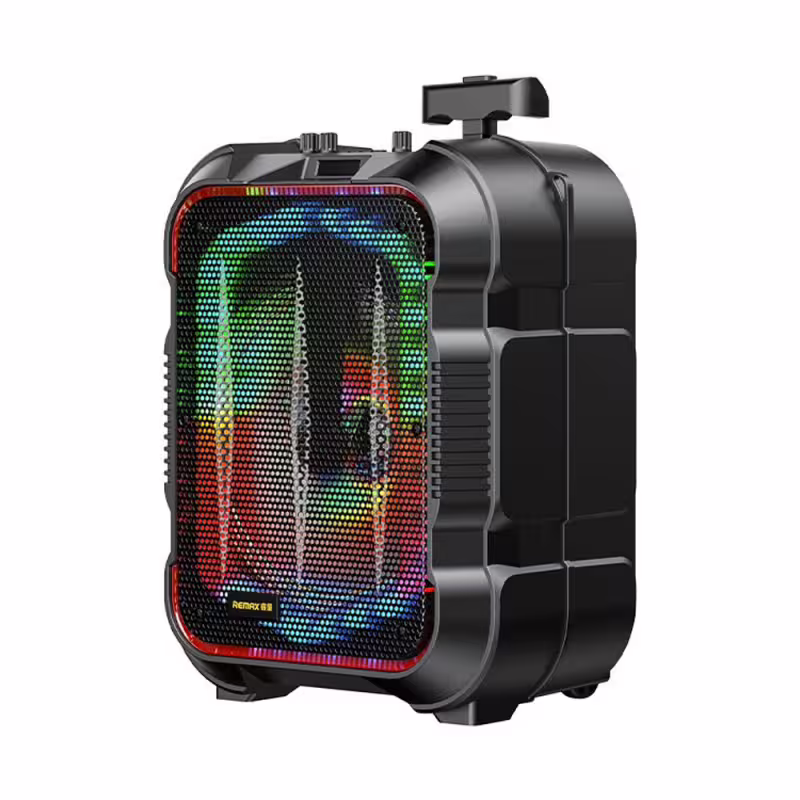 Тонколона Remax Thunder RB-X8, Караоке, Bluetooth, USB, FM, AUX, Черен - 22211