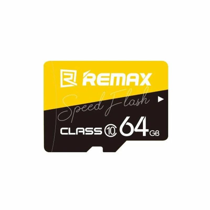 Карта памет Remax Speed Flash, Micro SD, 64GB, Class 10, UHS-3, Жълт - 62059