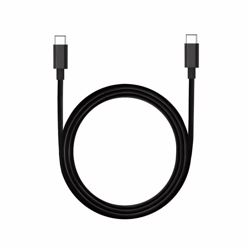 Кабел Type-C, съвместимо с Samsung, бързо зареждане, силиконов, черен, 1m, 3A, 60W