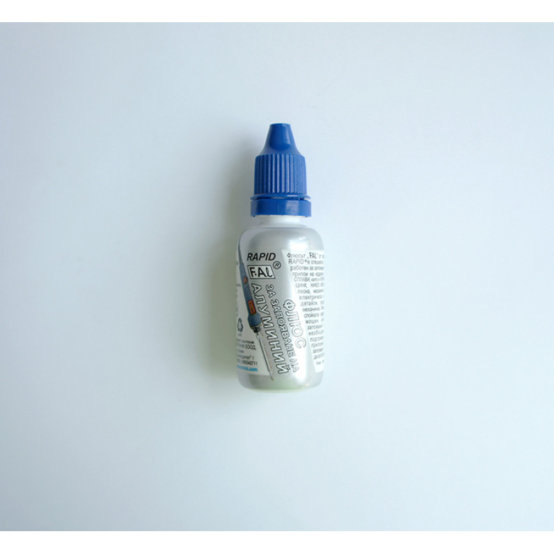 Български флюс RAPID, сребрист, запояване, алуминий, F.Al, 20g