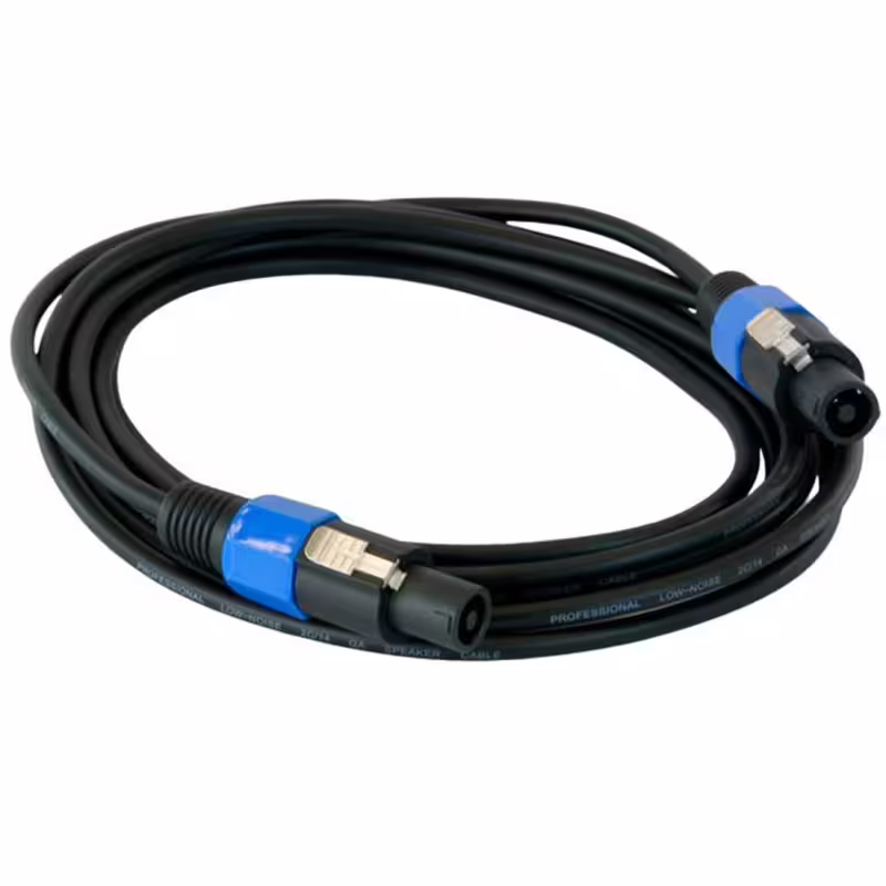 Кабел, аудио, SPEAKON(м), гумиран, 10m