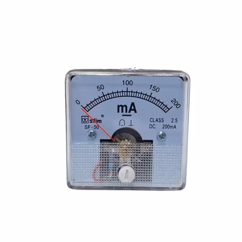 Амперметър, DC, директен, 200mA, Ф44mm