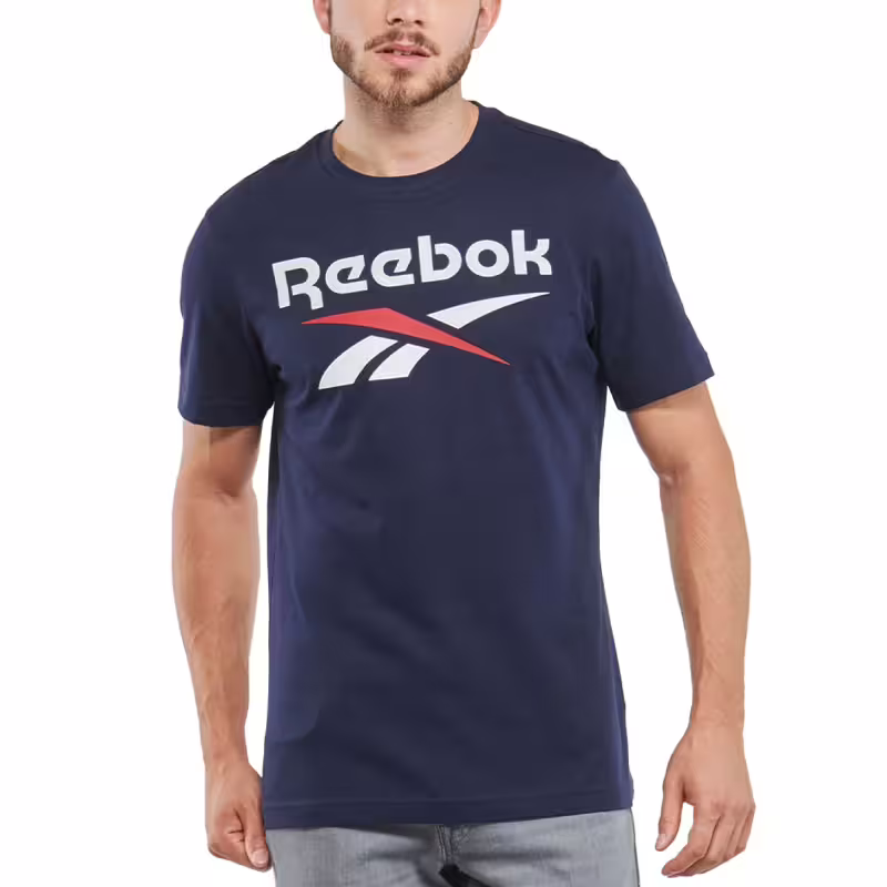 REEBOK Identity Big Logo Tee Blue
