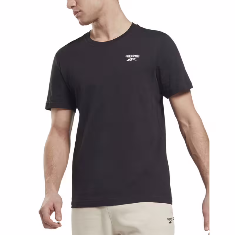 REEBOK Identity Left Chest Logo Tee Black