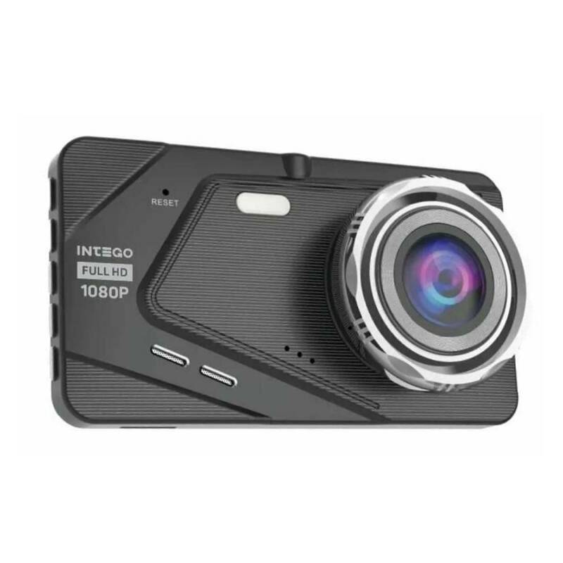 Видеорегистратор BX50, камера, Full HD, за автомобил, записваща, 2 камери, екран 4" 5MPx