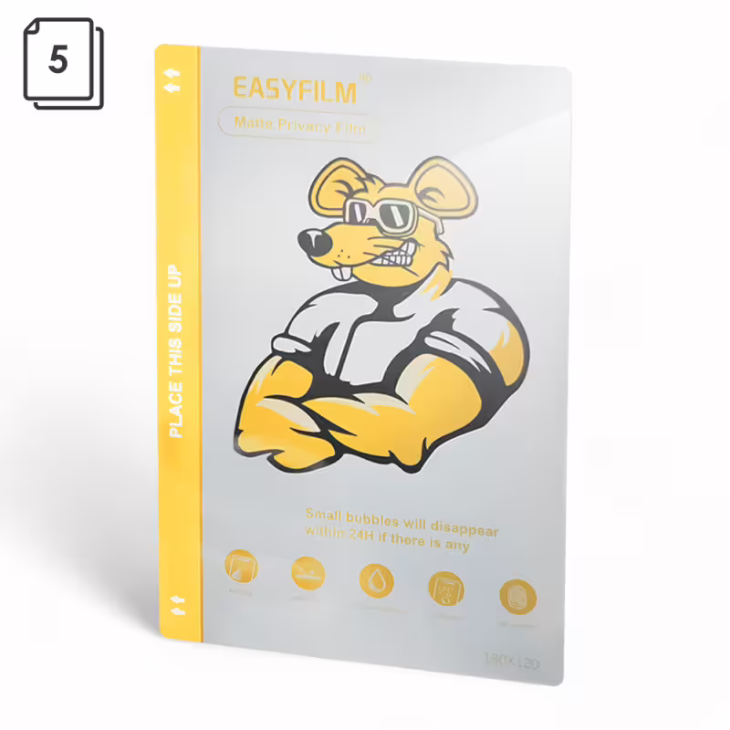 Защитно фолио за изрязване No brand, Хидрогел, 5бр, TPU, Anti-Spy, Мат, 180um, 120x180mm - 52743