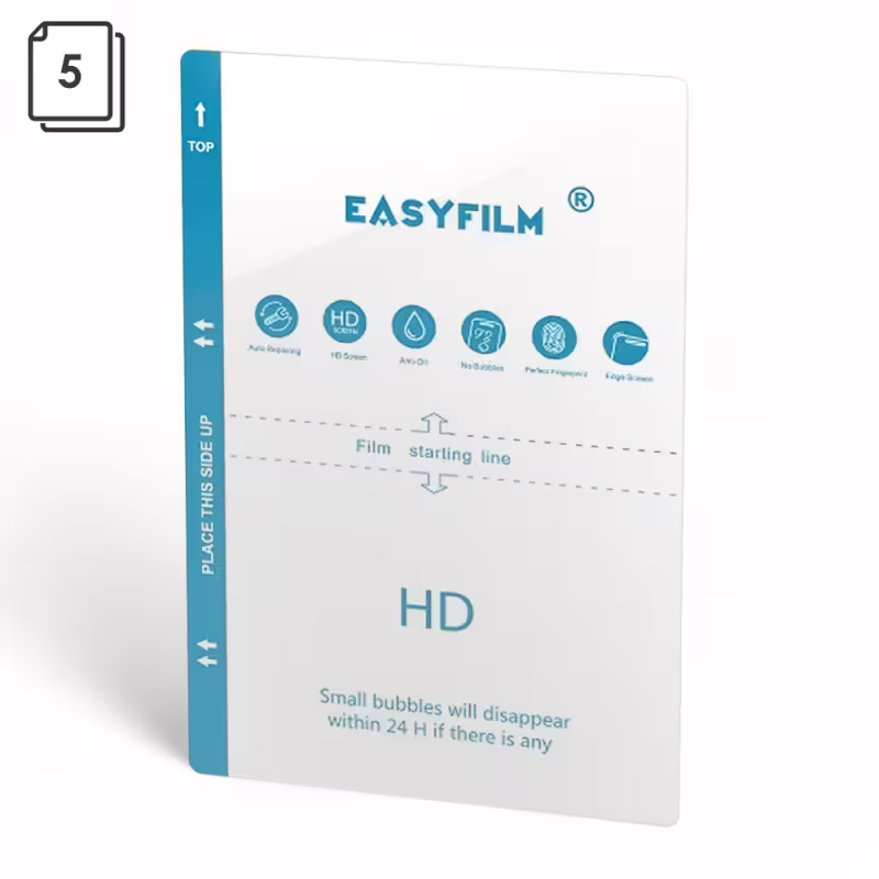 Защитно фолио за изрязване No brand, Хидрогел, 5бр, TPU, Clear, 150um, 120x180mm - 52741